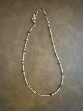 Delicate Gold-Tone Beaded Women's Necklace - Elegant Layered Style